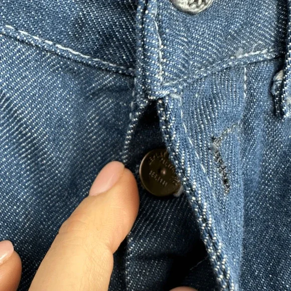 REPLY Bootcut Womens Swenfani Jeans Size 28 Long Inseam Low Rise Y2K Western - Picture 11 of 12